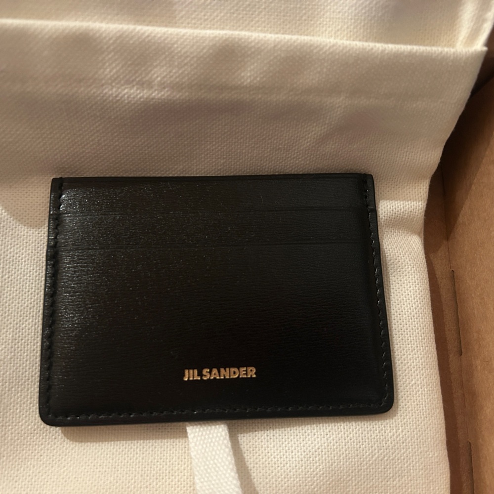Jil Sander Black card Holder